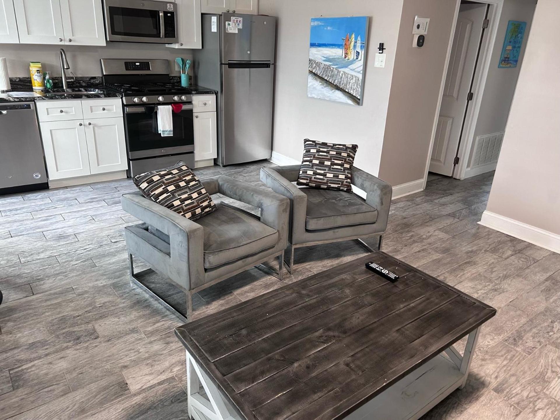 Beach Block Parking Modern Decor Porch Бригантин Екстериор снимка